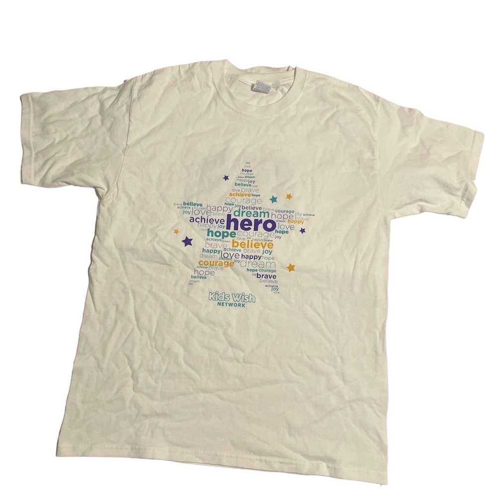 NWOT SPREAD POSITIVITY T-SHIRT Short Sleeves (set of two) Sz L